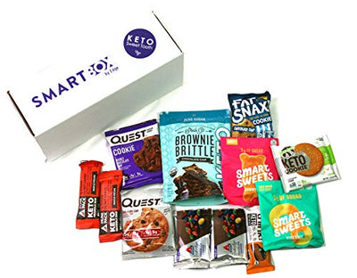 Keto Sweets and Desserts Snack Box and Care Package | Low Carb and Keto Friendly Gift or Snack Set | Packed with Low Carb, Low Glycemic Snacks!