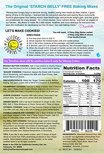 Clean Keto Baking Mixes - Variety 4 PK by California Country Gal, Low Carb, Paleo, 100% Grain Free, Gluten Free, No Added Sugars or Starchy Flours