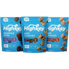 HighKey Keto Food Low Carb Snack Cookies Variety Pack - Chocolate Chip, Brownie Bites & Snickerdoodle - 3 Pack - Gluten Free & No Sugar Added, Diabetic, Paleo, Dessert Sweets and Diet Foods