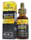 Extra-Strength 15000mcg Biotin Liquid Vitamin Drops - Supports Hair Growth, Glowing Skin & Strong Nails , Alcohol-Free & Kosher,Berry Flavor & Coconut Oil - 5X Better Absorption, 60 Servings