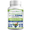 Power By Naturals - Keto Vital Core - Daily WholeFood Multivitamin Low Carb Diet Supplement with Minerals, Electrolytes, Digestive Enzyme and Probiotics - 90 Pills No Carb Vitamins - Whole Food Multi