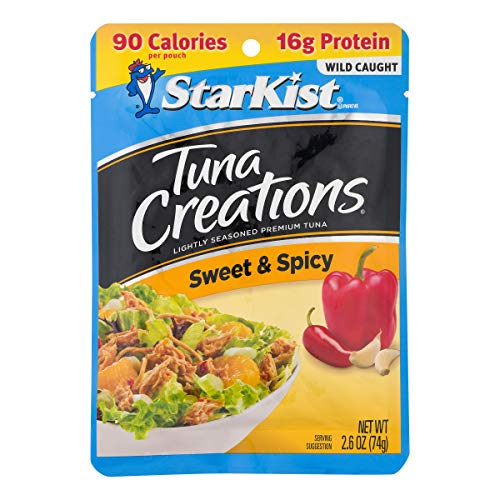 StarKist Tuna Creations, Sweet & Spicy, 2.6 oz pouch (Pack of 12) (Packaging May Vary)