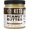 Keto Peanut Butter with Macadamia Nuts and MCT Oil 10oz - [Smooth] Keto Nut Butter Spread | Perfect fat bomb, low carb keto snack (1g net carbs)