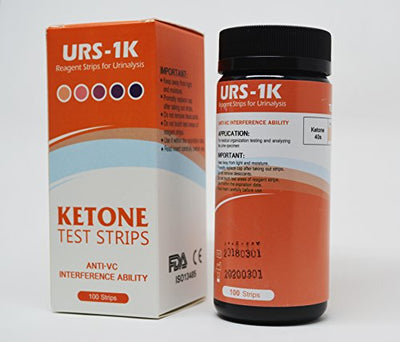 300 Pack (3 Bottles) of Ketone Test Strips - Professional Grade - Ketogenic, Paleo, Atkins Diets
