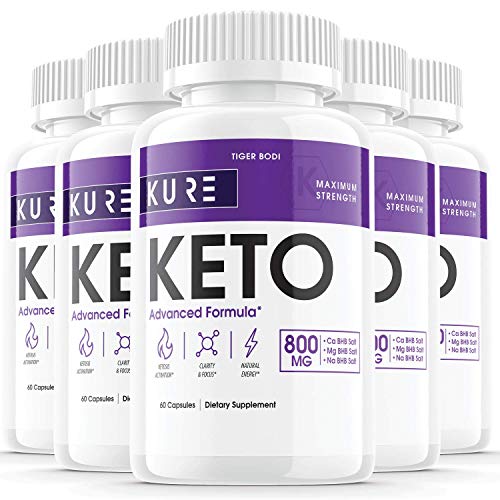 (5 Pack) Kure Keto Pills Weight Management Support Natural Ketosis Cleanse Detox KureKeto Keto Cure Kare Pills (300 Capsules)