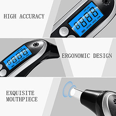Ketone Meter, Portable Digital Keto Breath Tester for Weight Loss Management with 10 Mouthpieces