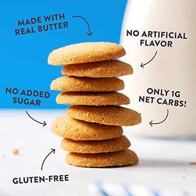 Highkey Vanilla Wafers Cookies Bags - 3 Pack of Low Carb Keto Snacks & High Protein Gluten Free Food for Healthy Snack or Sugar Free Diet Wafer Cookie for Diabetic Treats or Ketogenic Desserts