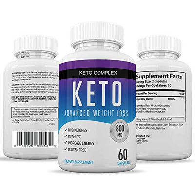 Keto Diet Pills for Men and Women - Helps Weight Loss & Burns Fat Quicker - Get Fit, Get Energized and Clear Your Mind - 60 Easy-Swallow Capsules Per Bottle for Keto Weight Loss by Chi Nutrition
