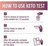 Zhou Keto Test Strips | Read Ketone Level with Ease During Keto, Paleo, Low-Carb Diets | Quick & Easy | 125 Test Strips