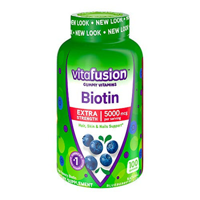 Vitafusion Extra Strength Biotin Gummy Vitamins, 100 ct