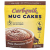Carbquik Keto Mug Cakes (6 Pack) Keto-Friendly Dessert, Low in Net Carbs, Rich Chocolate Flavor, Ready in Just 90 Seconds, Nut-Free (Double Chocolate Chunk)