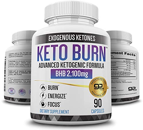 Keto Pills - 3X Dose (2100mg | 90 Capsules) Advanced Keto Burn Diet Pills - Best Exogenous Ketones BHB Supplement - Max Strength Formula