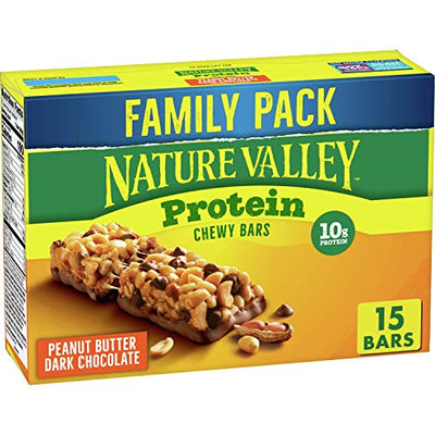 Nature Valley Granola Bars, Peanut Butter Dark Chocolate, Gluten Free, 21.3 oz, 15 ct