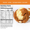 KetoBakes Low Carb Pumpkin Cream Cheese Muffin Mix - 3g Net Carbs - Clean Keto and Gluten Free Baking Mix - Easy to Bake - No Starches - Includes Vanilla Cream Filling Mix - Non-GMO, Dairy Free, Wheat Free, Diabetic Friendly