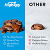 HighKey Low Carb Chocolate Bars - 6 Pcs Keto Desserts, Milk Pecan Caramel Nut Clusters, Gluten Free Healthy Snacks, Sugar Free Candy Treat, Diabetic Sweet Turtle Treats, Ketogenic Diet Friendly Foods