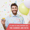 Kalifornia Keto Birthday Cake Cookie Mix – Low Carb, Keto-friendly, and Sugar Free, 6.7 oz pack (12 Keto Cookies) – Soy Free, Gluten free, Dairy Free, and Grain Free Keto Baking Mix
