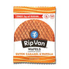 Rip Van WAFELS Dutch Caramel & Vanilla Stroopwafels - Healthy Snacks - Non GMO Snack - Keto Friendly - Office Snacks - Low Sugar (3g) - Low Calorie Snack - 12 Count (Packaging May Vary)