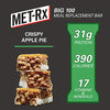 MET-Rx Big 100 Colossal Protein Bars, Crispy Apple Pie, 4 Count (Pack of 2)