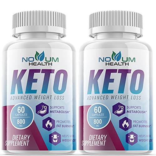Novum Health Keto Pills Ketosis Weight Management Supplement Pills (2 Pack)