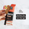 Perfect Keto Bars - The Cleanest Keto Snacks with Collagen and MCT. No Added Sugar, Keto Diet Friendly - 3g Net Carbs, 19g Fat, 11g protein - Keto Diet Food Dessert (Chocolate Chip, 12 Bars)