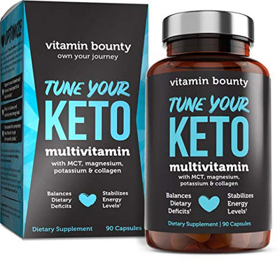 Tune Your Keto - Ketogenic Multivitamin + Electrolytes with MCT, Collagen, Magnesium, Potassium