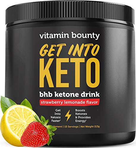 Get Into Keto - Exogenous Ketone Beta Hydroxybutyrate (BHB) for Men and Women - Supercharge Ketosis & Manage Cravings (Drink)