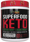 Superfood Keto by Feel Great 365 - Doctor Formulated Ketosis Supplement with Over 50 Superfoods, No Sugar Added, No Stevia, Vitamins, Fruits, Veggies, Probiotics, Digestive Enzymes