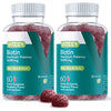 Biotin Gummies 10,000mcg - Highest Potency Vitamin B7 for Healthy Hair Growth, Skin & Nails - Dietary Supplement, Vegan, Pectin Gummy - for Adults Teens & Kids -Raspberry Flavor [60 Count-2 Pack]