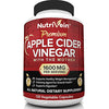 Nutrivein Apple Cider Vinegar Capsules with Mother 1600mg - 120 Vegan Pills - Supports Healthy Weight Loss, Diet, Detox, Digestion, Keto, Cleanser - Blood Sugar & Immune System - ACV Raw Supplement