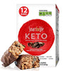 Smart for Life Keto Bars - Triple Chocolate Ketogenic Bar - Low Carb Tasty Breakfast Bar & Meal Replacement - 3g Net Carb Gluten Free Keto Snack Bars Infused with Collagen Protein & MCT Oil - 12 Count