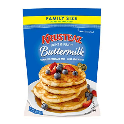 Krusteaz Complete Buttermilk Pancake Mix, 5-Pound Bag (Pack of 6)