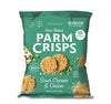ParmCrisps Original Parmesan & Sour Cream and Onion Cheese Crisps 0.63oz Variety Pack, 100% Cheese Snack, Gluten Free, Oven Baked, Sugar Free, Low Carb, High Protein, Keto-Friendly, 12 Pack (6 Bags of Each)