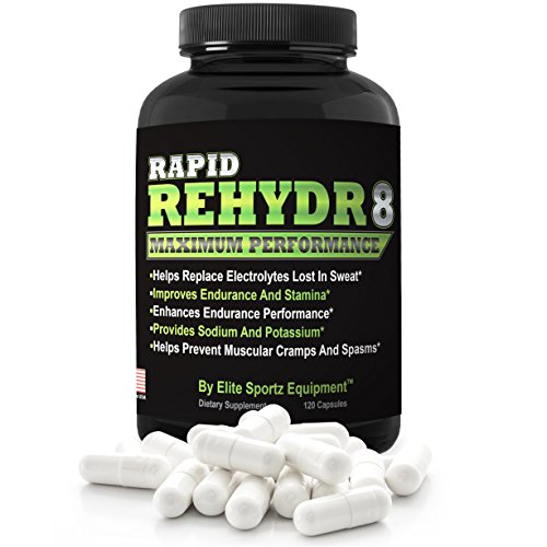 Elite Sportz Electrolyte Pills for Hydration - Helps Eliminate Cramps & Restore Energy for a Faster Recovery - Keto-Friendly & Gluten-Free Electrolyte Supplements for Athletes, 120 Salt Capsules