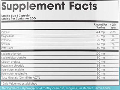 Keto Diet Electrolyte Supplement (200 Count) - Keto Vitamins Electrolyte Capsules Maxed Out with Magnesium, Sodium, Calcium, Potassium and Trace Minerals. Advanced Formula.