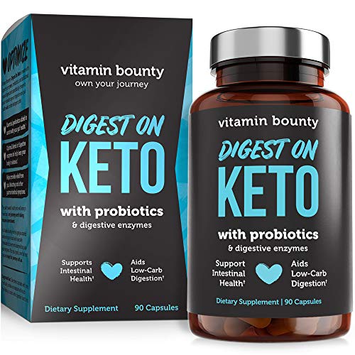 Digest on Keto - Digestive Enzymes with Probiotics & Apple Cider Vinegar - Vitamins Designed specifically for The ketogenic Diet
