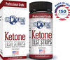 Ketone Strips (USA Made, 150 Count): Accurate Ketosis Urine Test Strips For Keto Diet and Ketogenic Measurement. Lose Weight With Confidence.