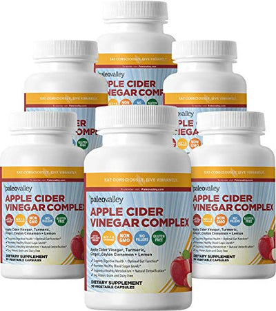 Paleovalley Apple Cider Vinegar Complex - 6 Pack