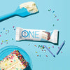 ONE Protein Bars, Birthday Cake, Gluten Free Protein Bars with 20g Protein and Only 1g Sugar, Guilt-Free Snacking for High Protein Diets, 2.12 oz (12 Pack)