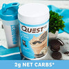 Quest Nutrition Cookies & Cream Protein Powder, High Protein, Low Carb, Gluten Free, Soy Free, 25.6 Ounce (Pack of 1)