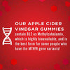Apple Cider Vinegar Gummies by MaryRuth's, Immune Support with The Mother, Vegan, Non-GMO, Gluten-Free, 1 Month Supply (60 Gummies)
