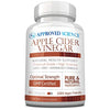 Approved Science® Apple Cider Vinegar with Mother and Piperine - Helps Detoxify, Boost Metabolism, & Reduce Inflammation - 6 Vegan Friendly Bottles