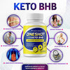 One Shot Keto Pills Keto BHB Advanced Formula – 1 Shot Keto Diet Pills As Seen on TV, Ketogenic Exogenous Ketones for Rapid Ketosis, Energy & Focus, Keto Oneshot Supplement for Men Women, 60 Capsules