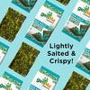 gimMe Organic Roasted Seaweed Sheets - Sea Salt - 20 Count - Keto, Vegan, Gluten Free - Great Source of Iodine and Omega 3’s - Healthy On-The-Go Snack for Kids & Adults