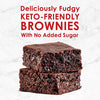 Duncan Hines Keto Friendly Chewy Fudge Brownie Mix, Gluten Free, Zero Sugar Added, 10 oz.