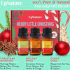 Christmas Essential Oils Blends Gift Set - Holiday Essential Oils Stocking Stuffers, Christmas Gifts for Women & Men, Holiday Scented Essential Oil w/ Christmas Morning, Holiday Spice & Candy Cane