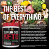 Superfood Keto by Feel Great 365 - Doctor Formulated Ketosis Supplement with Over 50 Superfoods, No Sugar Added, No Stevia, Vitamins, Fruits, Veggies, Probiotics, Digestive Enzymes