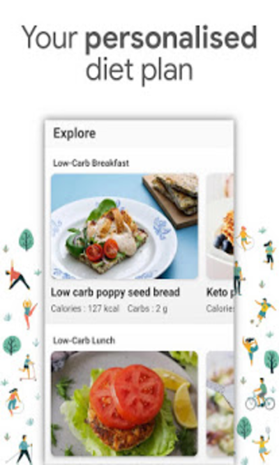 Low carb recipes free: Low carb diet app