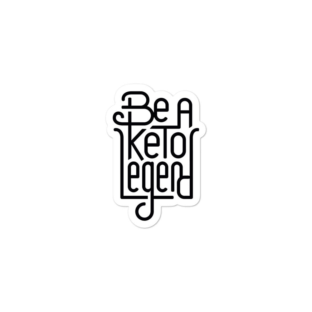 Keto Legend Bubble-free stickers