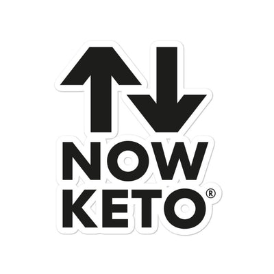 NOW KETO Bubble-free stickers